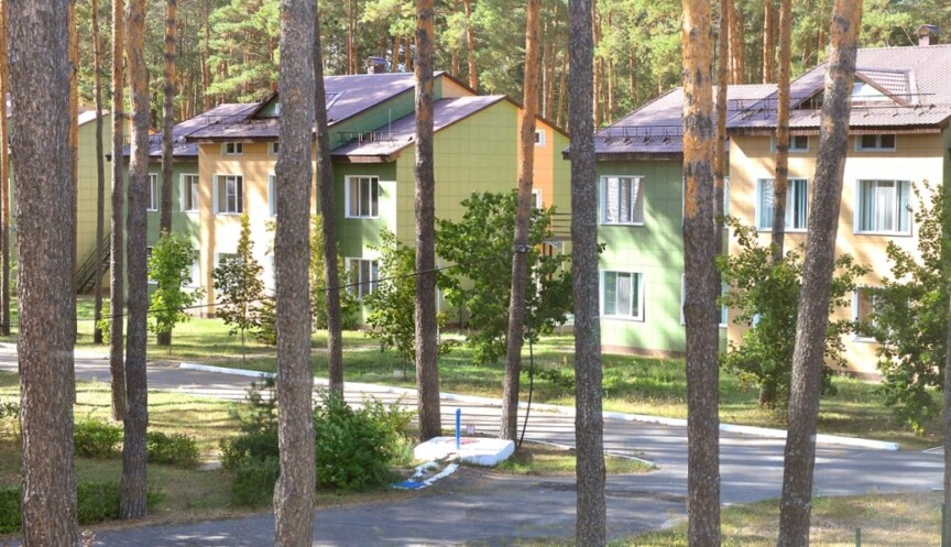 Территория санатория